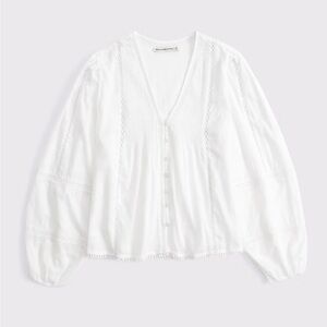 Abercrombie & Fitch White Blouse